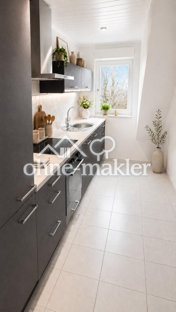 Über den Dächern von Porz: helle 2-Zimmer-Wohnung mit Terrasse, Gäste-WC & Bad en suite - Photo 3