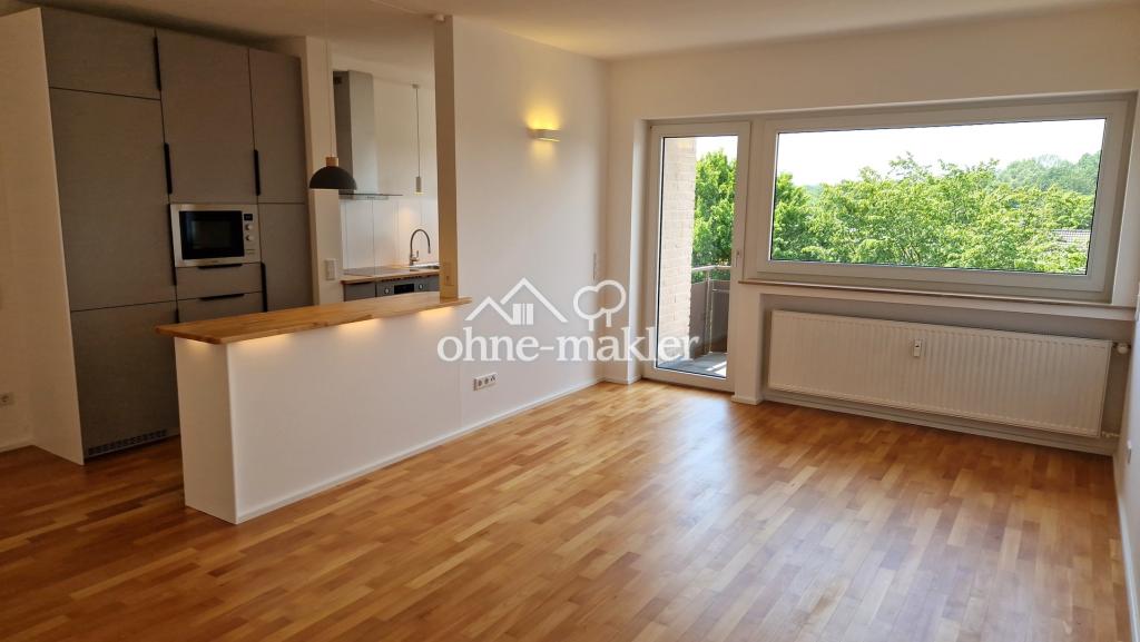 2-ZKB mit Studio-Charakter & Weitblick ins Grüne, Ersteinzug nach Sanierung, Küche, Balkon, Garage - Photo 1