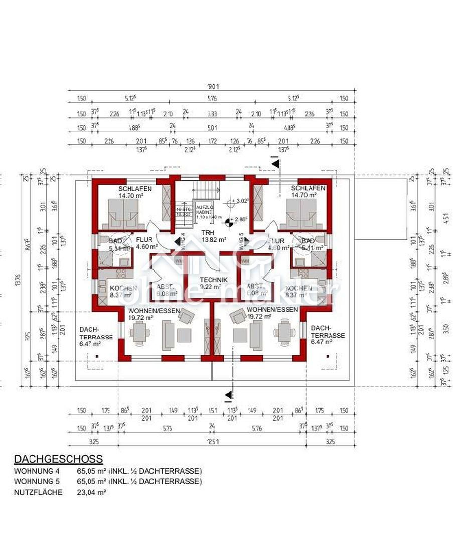 Penthousewohnung 65,05 m² | zu vermieten - Foto 5