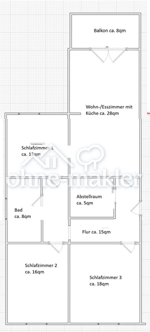 Erstbezug nach Sanierung: Große 4-Zimmer-Wohnung mit Balkon, Wärmepumpe & FBheizung - Photo 2