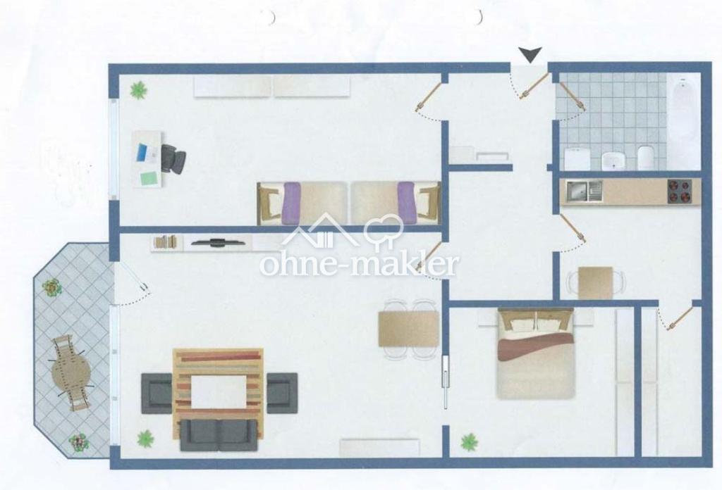 Helle 2,5-Zimmer-Wohnung in Kaltenkirchen – ca. 94 m², umfassend saniert - Foto 5