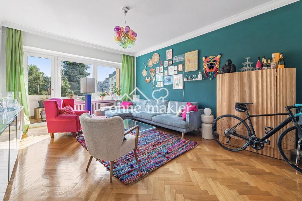 Ein Wohntraum im schönen Pempelfort! 2024 teilsanierte 2 Zimmer mit 2 Balkonen in edlem Altbau - Photo 2