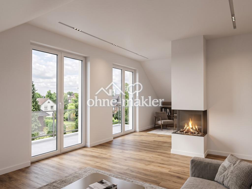 NEUBAU-Erstbezug: 2 Zimmer-Wohnung mit KLIMAANLAGE, EBK, Kamin & Balkon in Berlin-Spandau - Photo 3