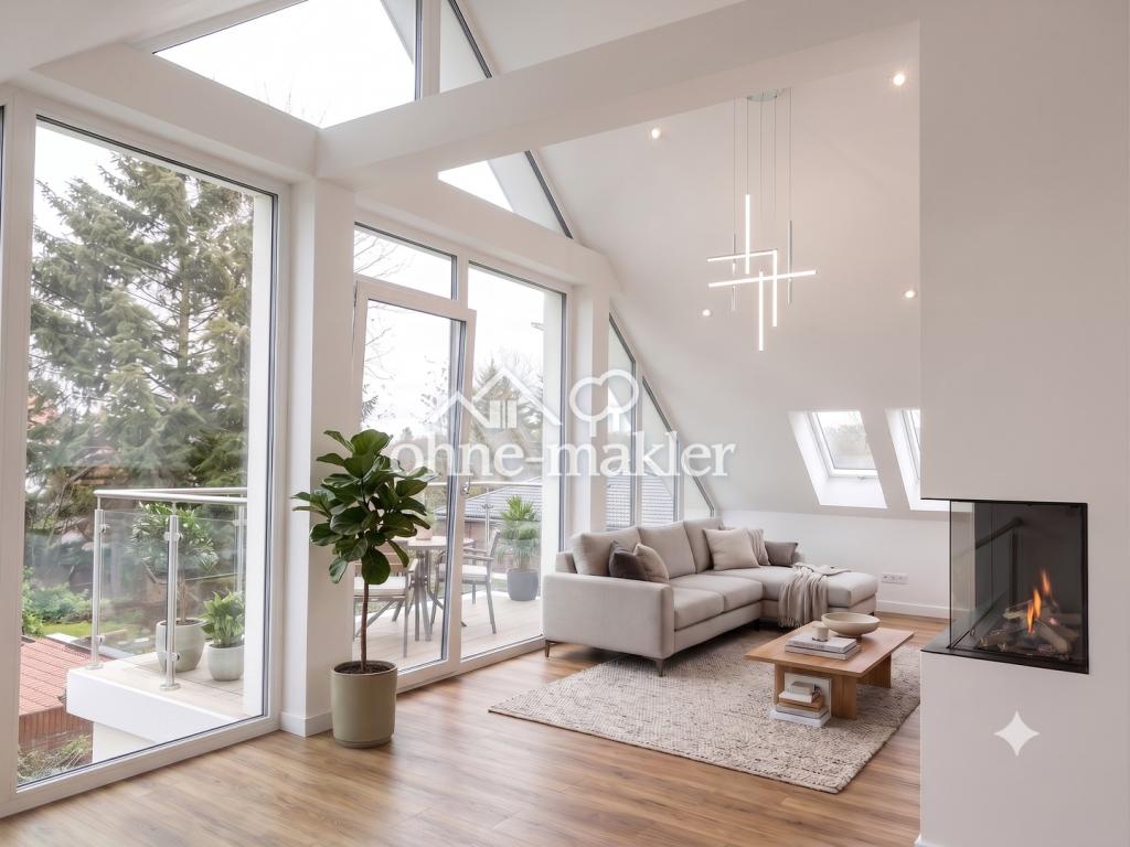 NEUBAU-Erstbezug: 2 Zimmer-Wohnung mit KLIMAANLAGE, EBK, Kamin & Balkon in Berlin-Spandau - Photo 1