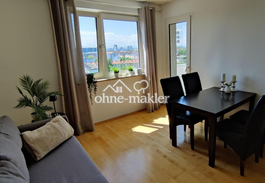 Penthouse-Feeling in Bogenhausen: 2-Zi.-Wohnung mit Alpenblick von privat - Foto 2