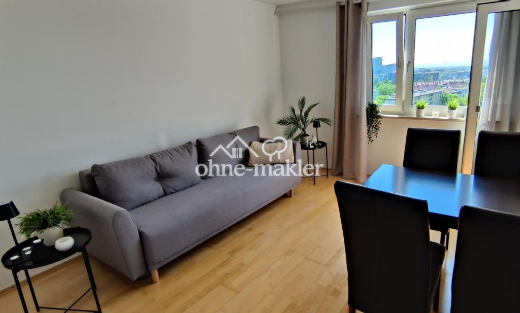 Penthouse-Feeling in Bogenhausen: 2-Zi.-Wohnung mit Alpenblick von privat - Foto 1