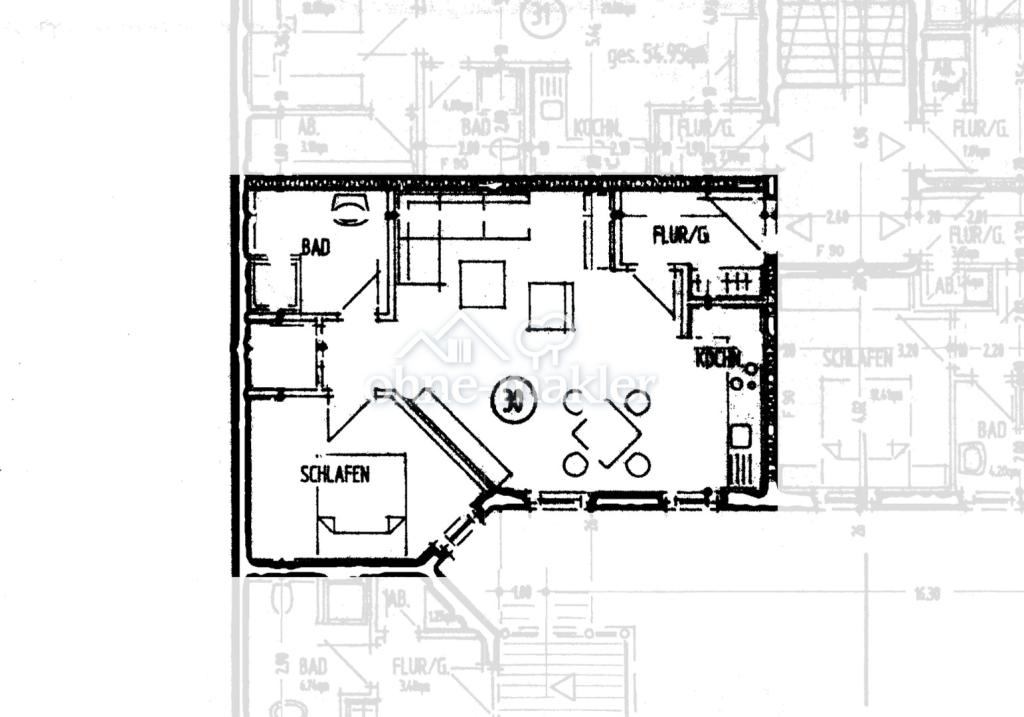 Großzügige 2-Zimmer-Wohnung mit EBK in Magdeburg (WE30) - Foto 5