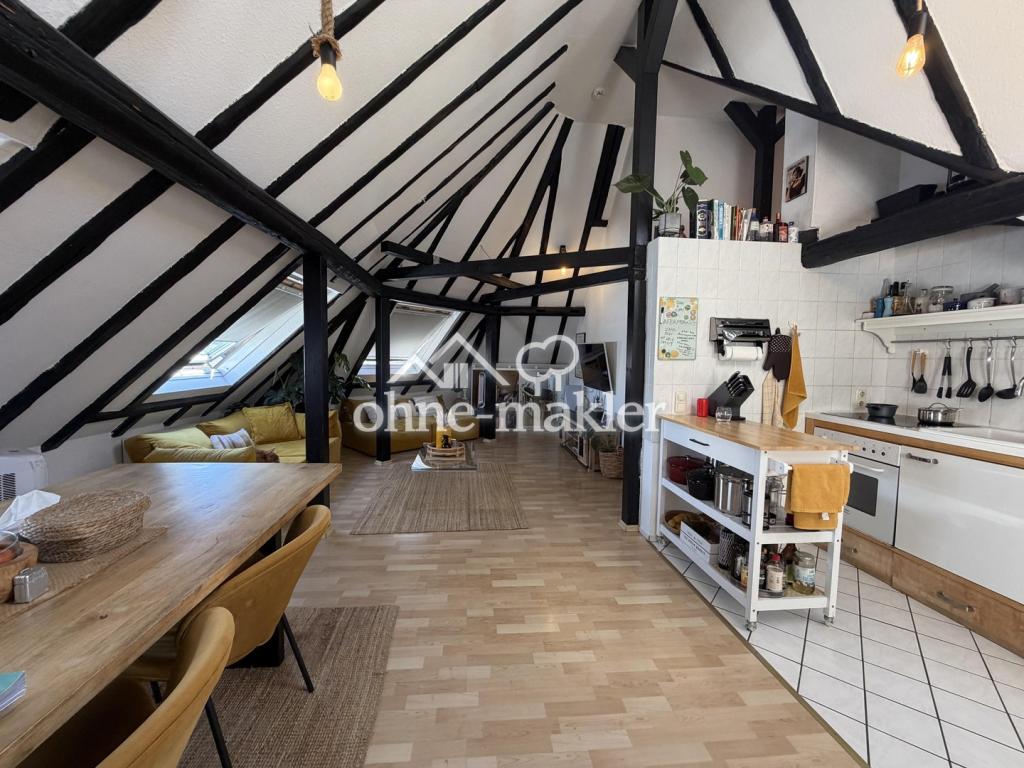 Loftartige 3,5-Zimmer-Maisonette im Nordend mit Skylineblick - Photo 1