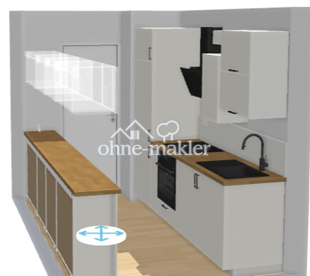 3-Zimmer-Wohnung (68 m²) mit Balkon und neuer Einbauküche in Nürnberg-Gibitzenhof zu vermieten - Foto 4