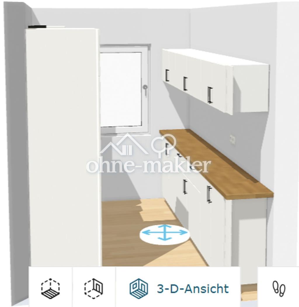 3-Zimmer-Wohnung (68 m²) mit Balkon und neuer Einbauküche in Nürnberg-Gibitzenhof zu vermieten - Foto 3