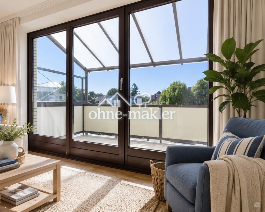 Frisch saniert, sofort verlieben: Helle 2-Zimmer-Wohnung mit neuer Küche, Fußbodenheizung und Balkon - Photo 1