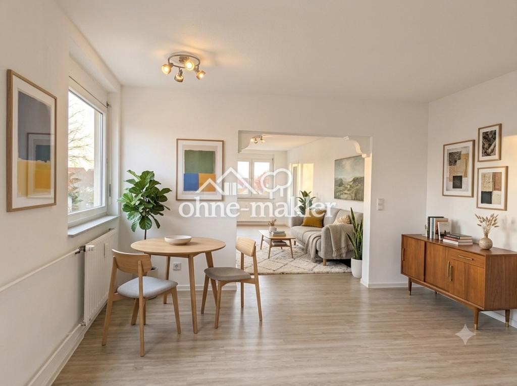Erstbezug nach Sanierung: 2,5-Zimmer-Wohnung mit Multifunktionsraum, EBK, Südbalkon & TG-Stellplatz - Foto 3