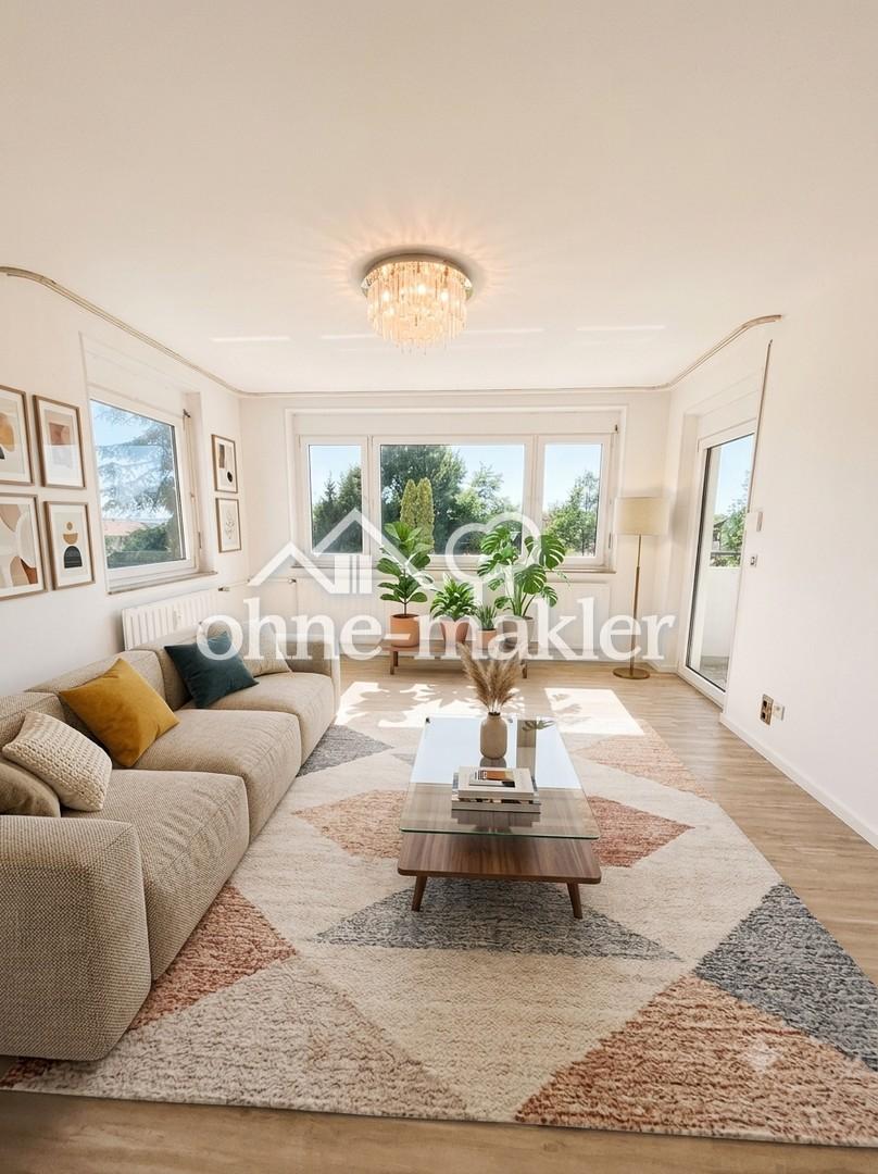 Erstbezug nach Sanierung: 2,5-Zimmer-Wohnung mit Multifunktionsraum, EBK, Südbalkon & TG-Stellplatz - Foto 2