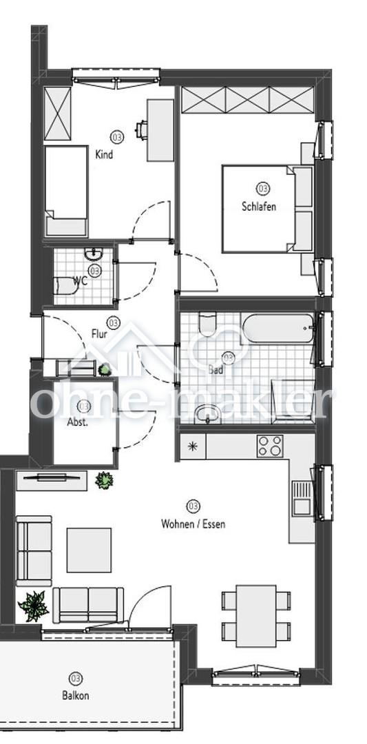 Neubau Wohnung im Herzen von Weitmar-Mark - Photo 5