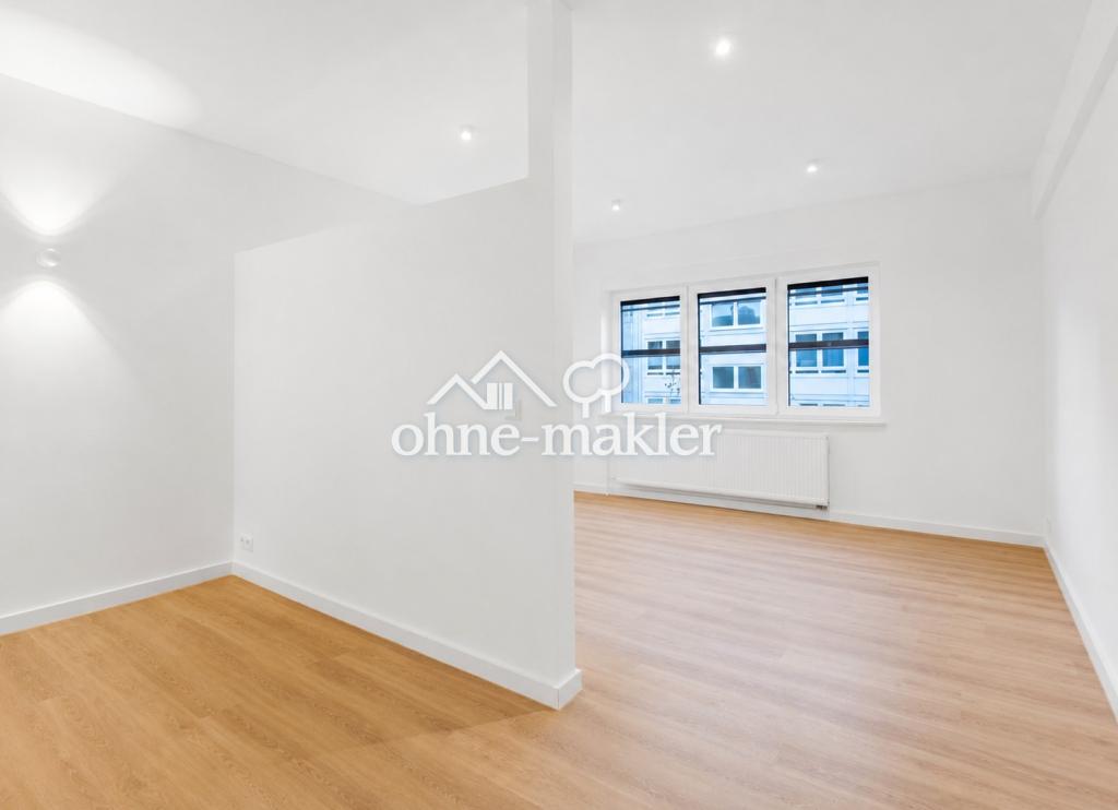 Erstbezug nach Sanierung nahe Kö: 2-Zi.-Wohnung mit neuer EBK und Balkon - Photo 1