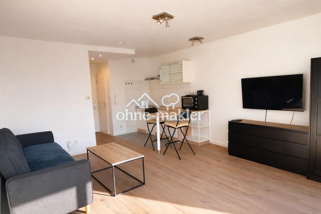 Lichtdurchflutetes, möbliertes Apartment mit Einbauküche, Internet & TG-Sellplatz in Offenbach - Foto 1