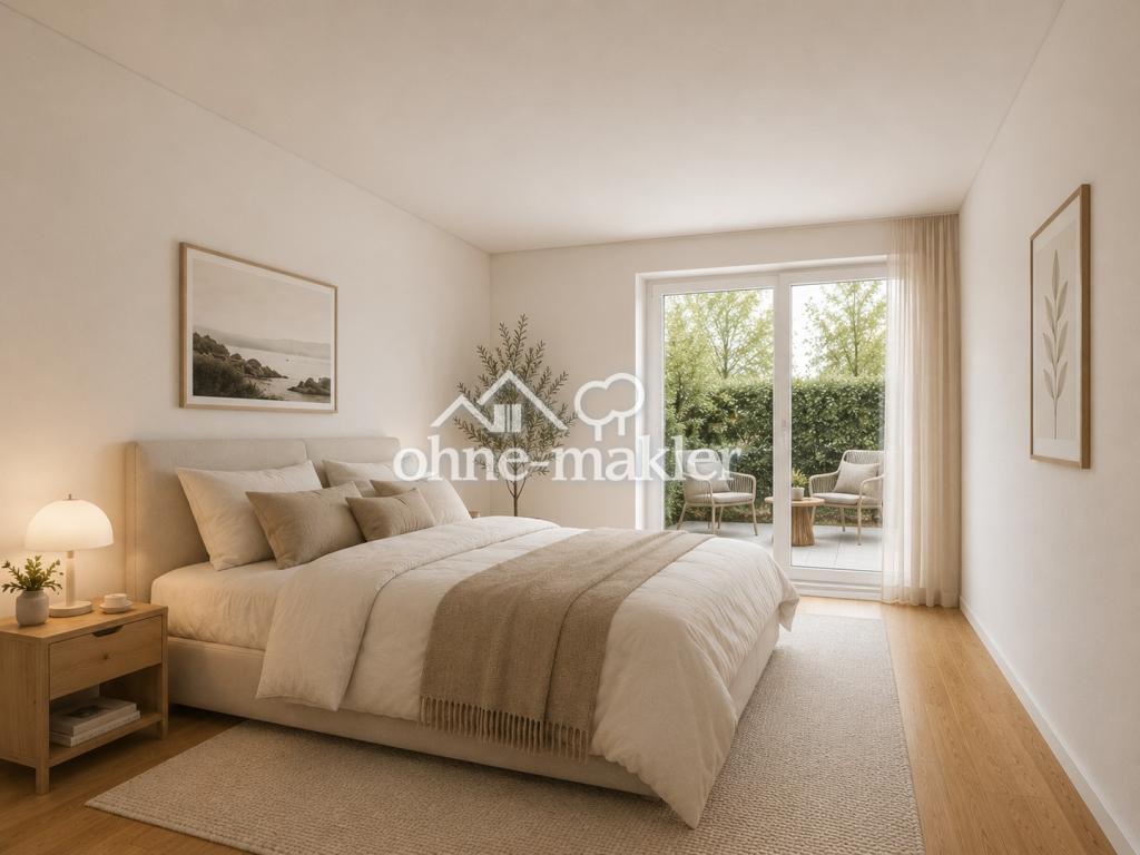 Lichtdurchflutete Gartenwohnung mit eigener Terrasse – Erstbezug nach Kernsanierung | KfW 55 EE - Foto 2