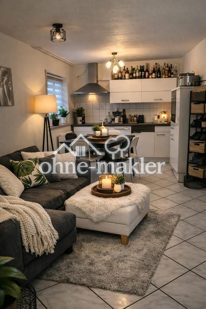 Helle 1-Zimmer-Souterrainwohnung in Rauenberg - Foto 2