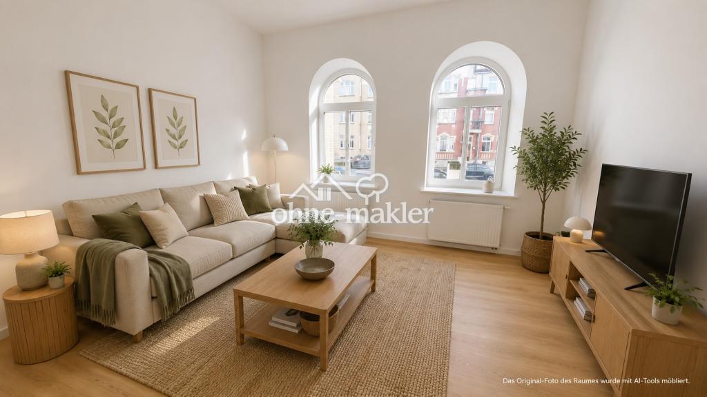 Erstbezug: Modernisierte, helle & zentrale Altbau-Wohnung (2 Zimmer, Hochparterre) - Foto 1
