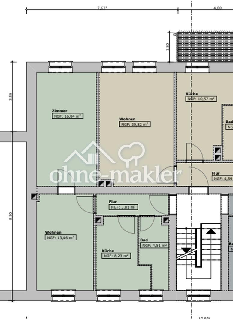 Gemütliche möblierte 2-Zimmer-Wohnung in Nürnberg-Steinbühl - Photo 5