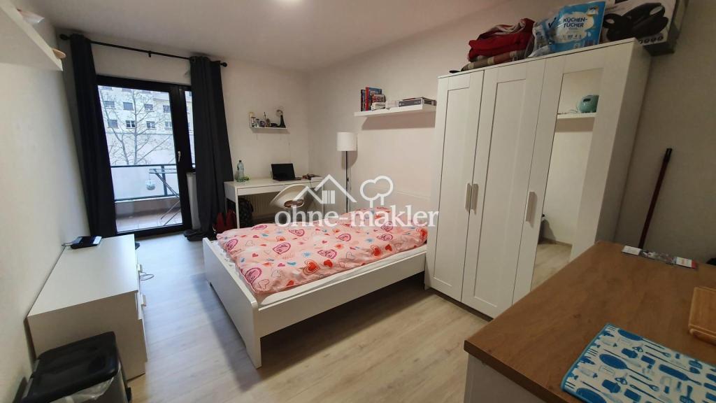 Gepflegte 1 Raum-Wohnung möbiliert direkt an der Uni Mannheim mit Balkon - Photo 2