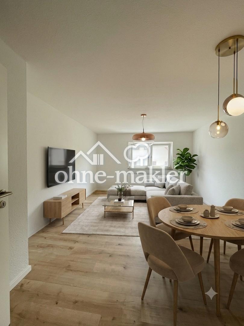 Erstbezug nach Sanierung: Helle 3-Zi.-DG-Wohnung mit Blick auf Burg & Stadt - Foto 1