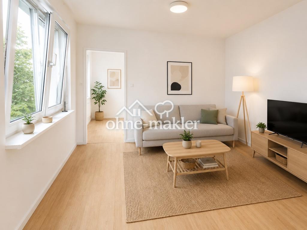 Helle 2-Zimmer-Wohnung mit neuem Tageslichtbad in ruhiger Wohnlage von Neu-Isenburg - Photo 1
