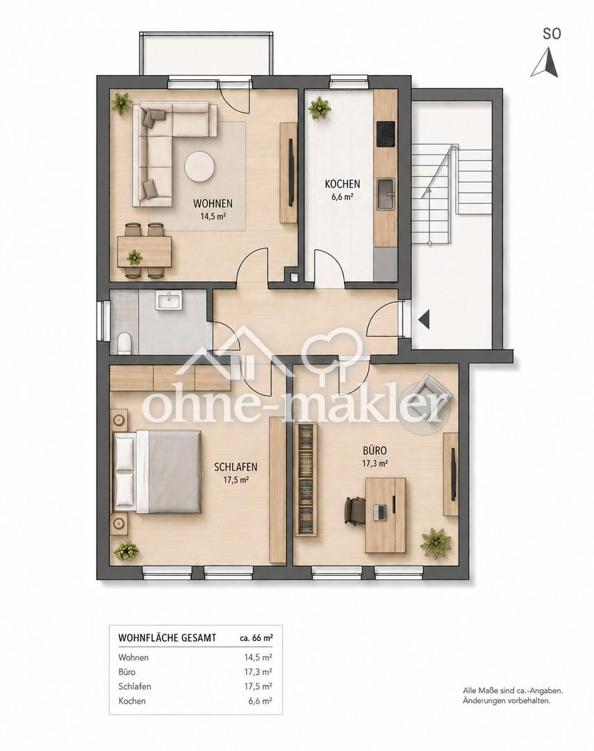 Helle 3-Zimmer-Wohnung mit Balkon - Photo 5