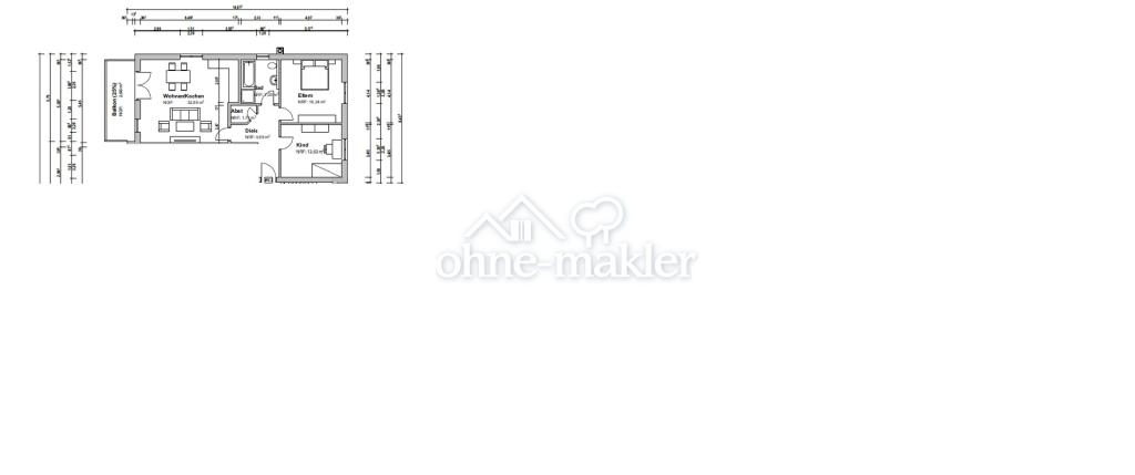 Moderne 3-Zimmer Wohnung in Erlensee - Foto 5