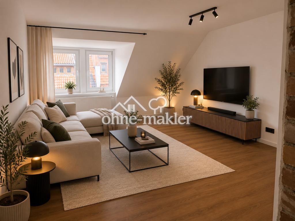 Modernes Wohnen im Michaelisviertel I Kernsanierte 4-Zi.-DG-Wohnung mit unverbaubarem Blick - Photo 1