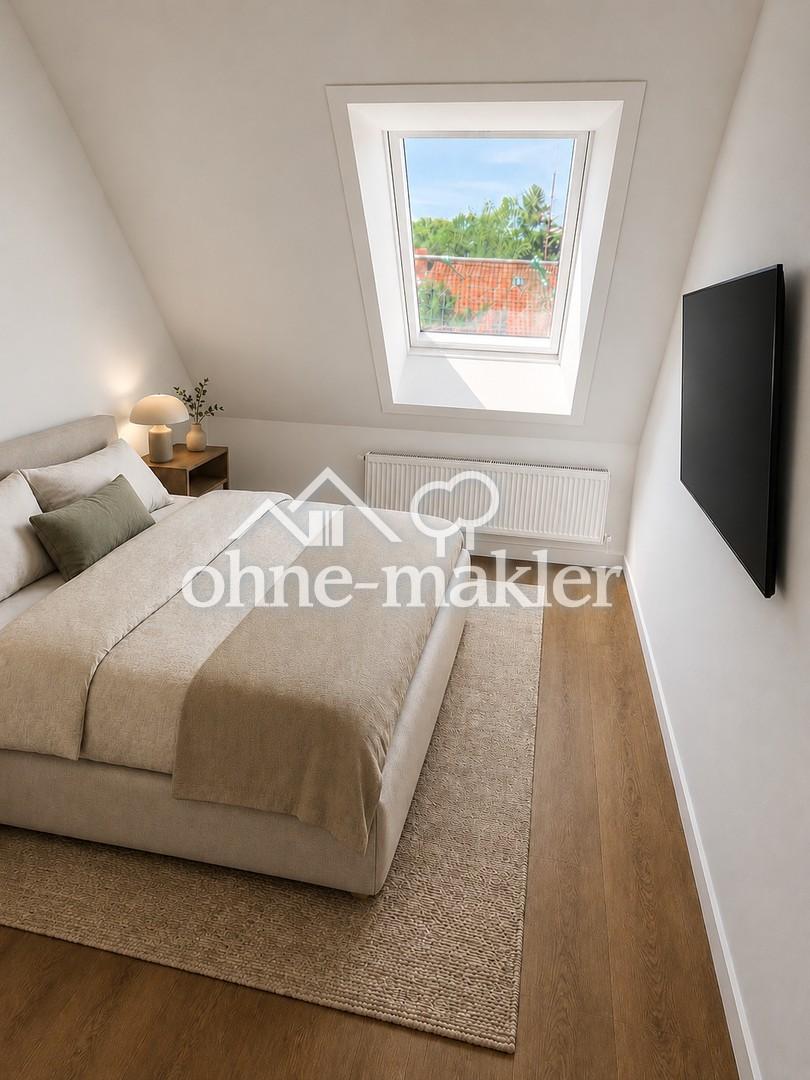 Modernes Wohnen im Michaelisviertel I Kernsanierte 4-Zi.-DG-Wohnung mit unverbaubarem Blick - Photo 4