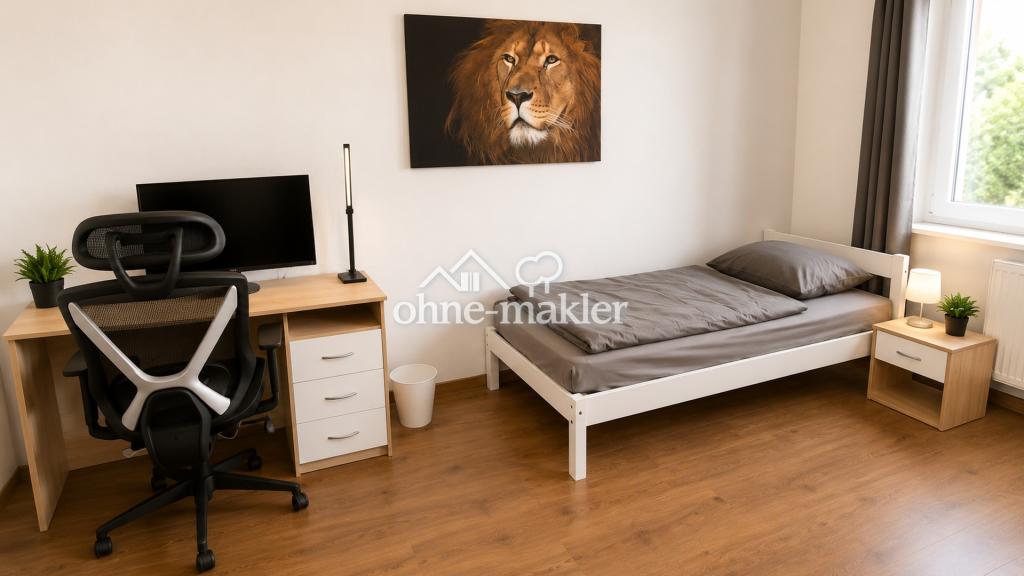 Möblierte 2-Zimmer-Wohnung | Voll ausgestattet| WLAN | 3 Betten | Ab 3 Monaten - Photo 2