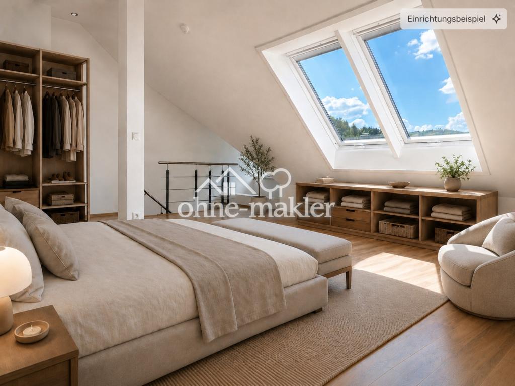Modernisierte, helle 3 Zimmer DG-Maisonette-Wohnung mit EBK, Balkon, Stellplatz - Foto 2
