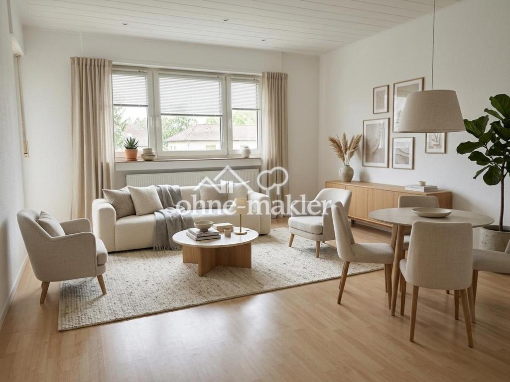 Sofort einziehen & frisch renoviert - 3Zi Wohnung mit Stellplatz & EBK - Foto 1