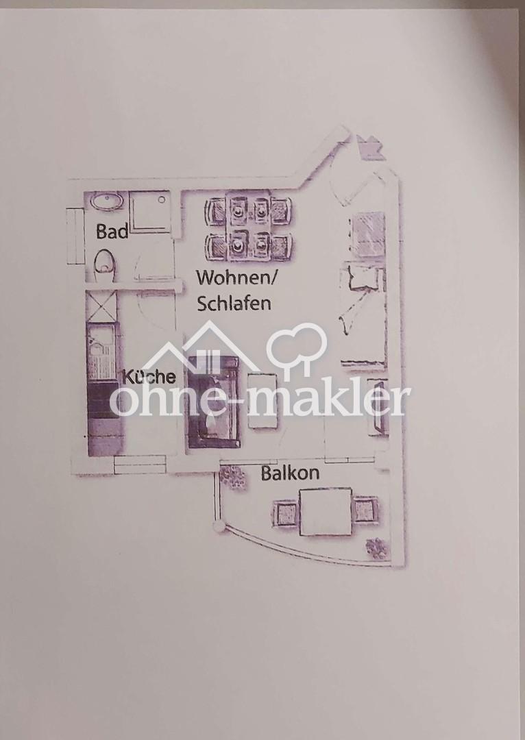 Ansprechende 1-Zimmer-Wohnung mit Balkon in Dresden - Photo 2
