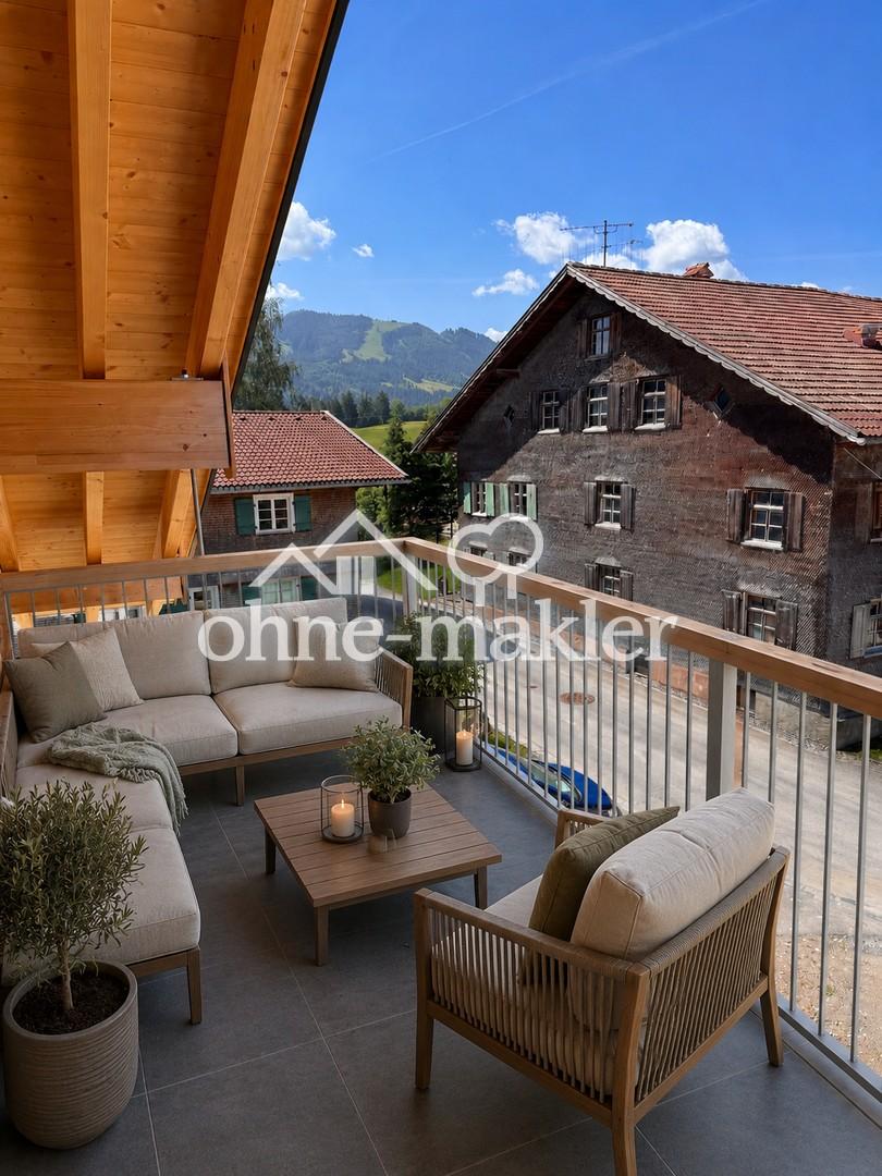 Erstbezug im Allgäu am Grüntensee – WHG 7 Hochwertige Dachgeschosswohnung mit Bergblick - Foto 3