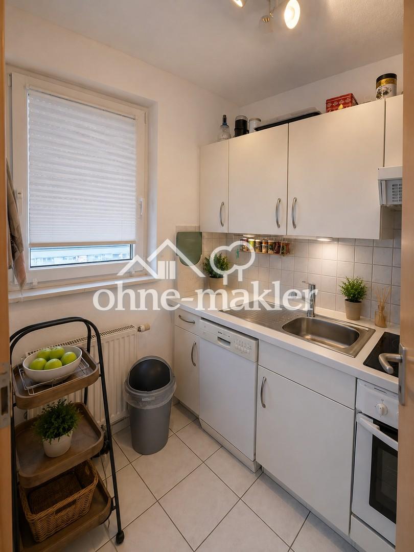 Hochwertige 1,5-Zimmer-Wohnung mit großem Balkon, Aufzug & Tiefgarage - Foto 3