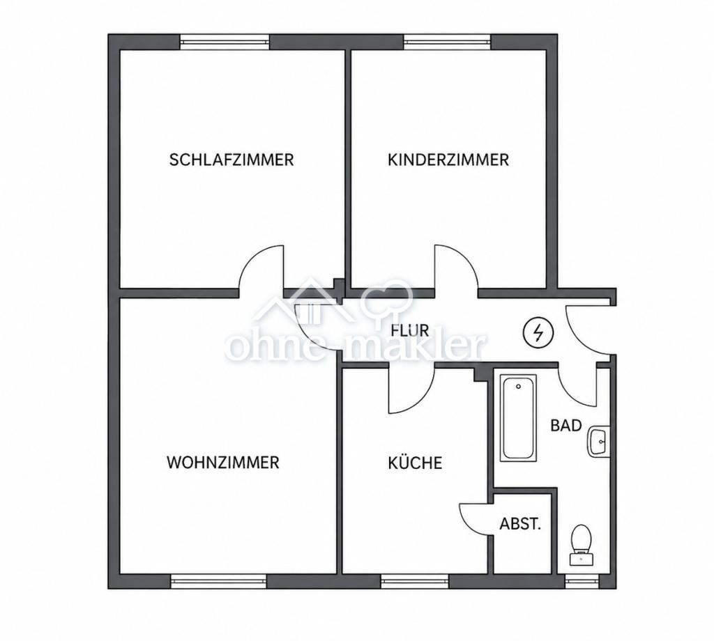 Helle 3-Zimmer Wohnung direkt neben den Barmer Anlagen - Photo 5