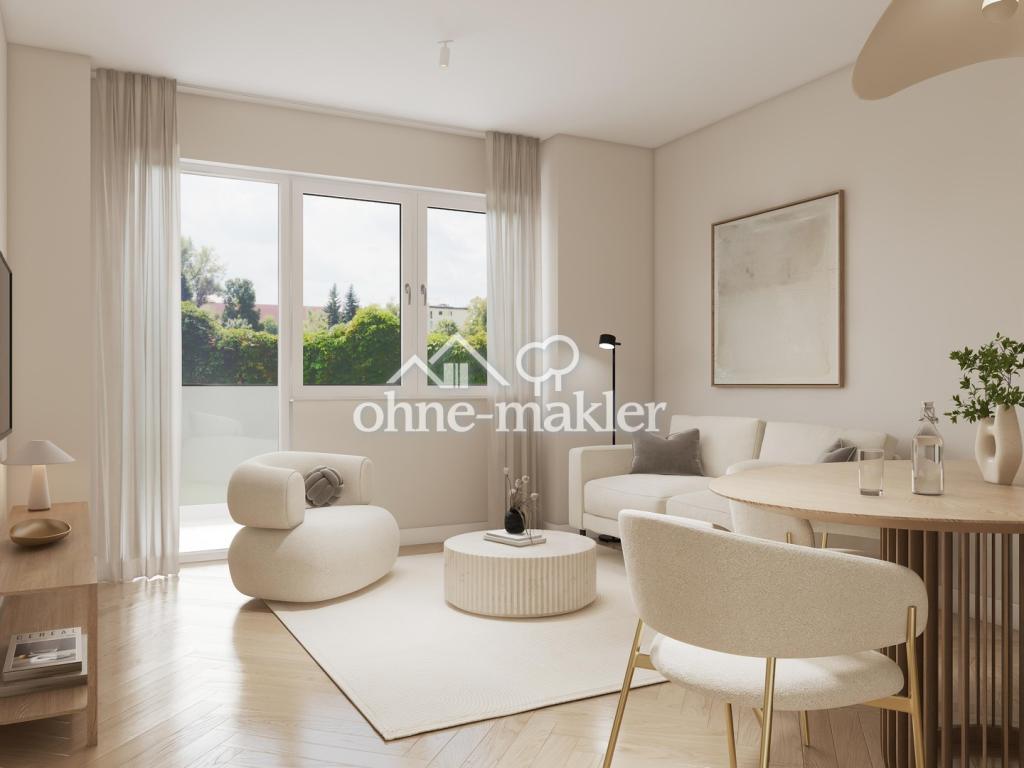 Lichtdurchflutete 2,5-Zimmer-Wohnung mit 2 Balkonen am Hölderlinplatz - Photo 3