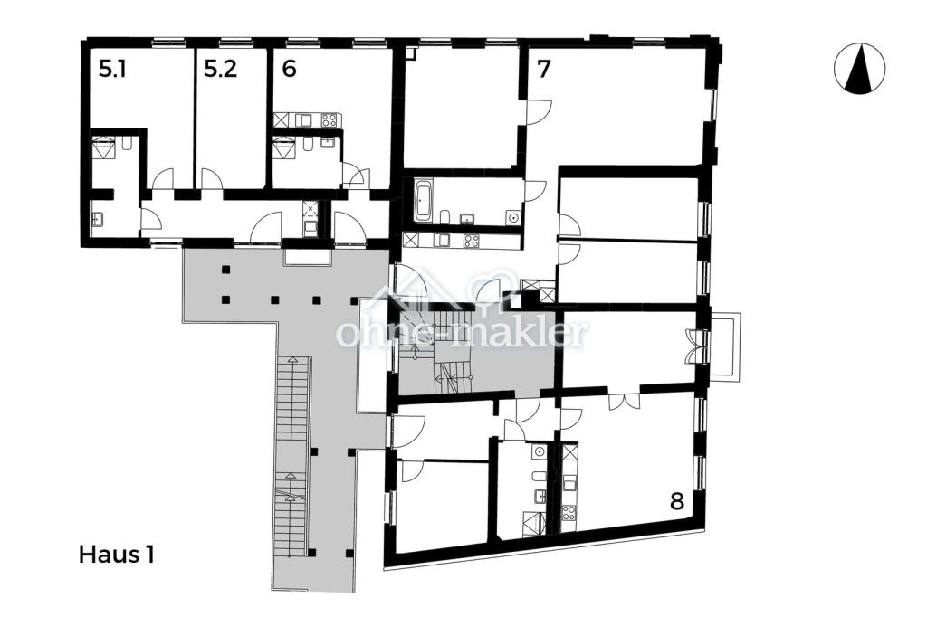 3 Zimmerwohnung mit Balkon in den Ferdinandshöfen - Photo 5