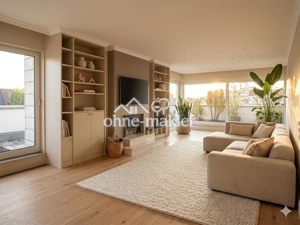Einzigartige möblierte Penthouse Wohnung mit 147m2 Terrasse, Sauna, offener Kamin - Photo 1