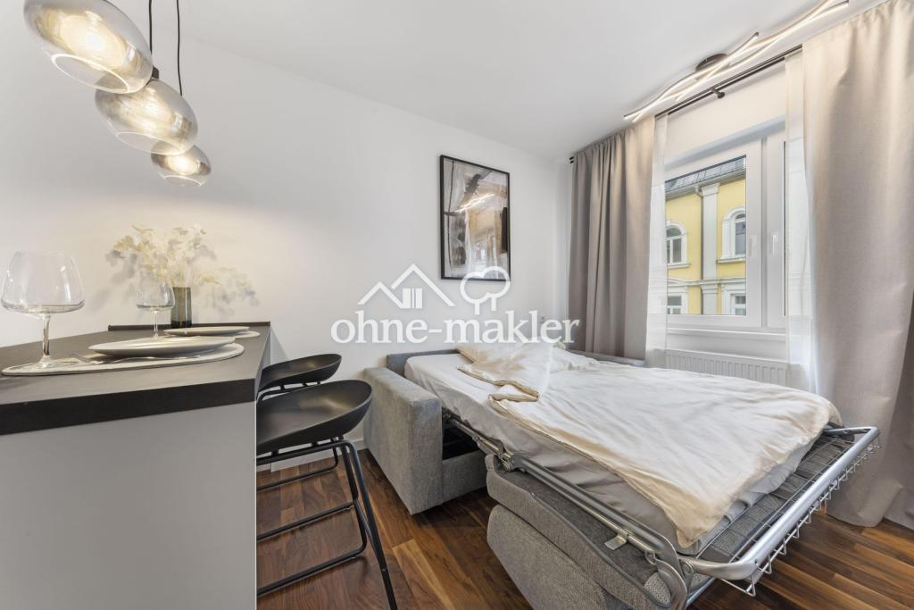 Möbliert & löffelfertig: Studio im Glockenbachviertel, ruhige Lage - Photo 4