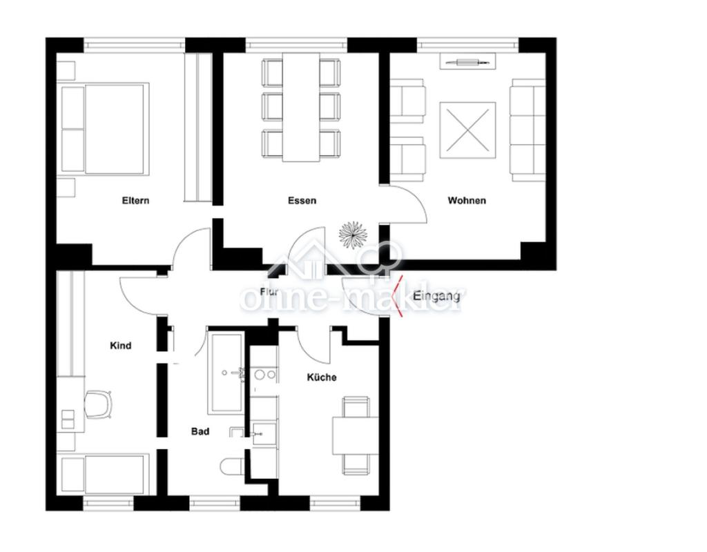 4-Zimmer-Wohnung in Altenpleen – ideal für Familien oder Paare - Foto 5