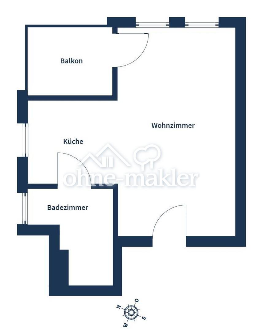 1-Zimmer Appartement nähe Uni Hohenheim an Einzelperson zu vermieten - Photo 2