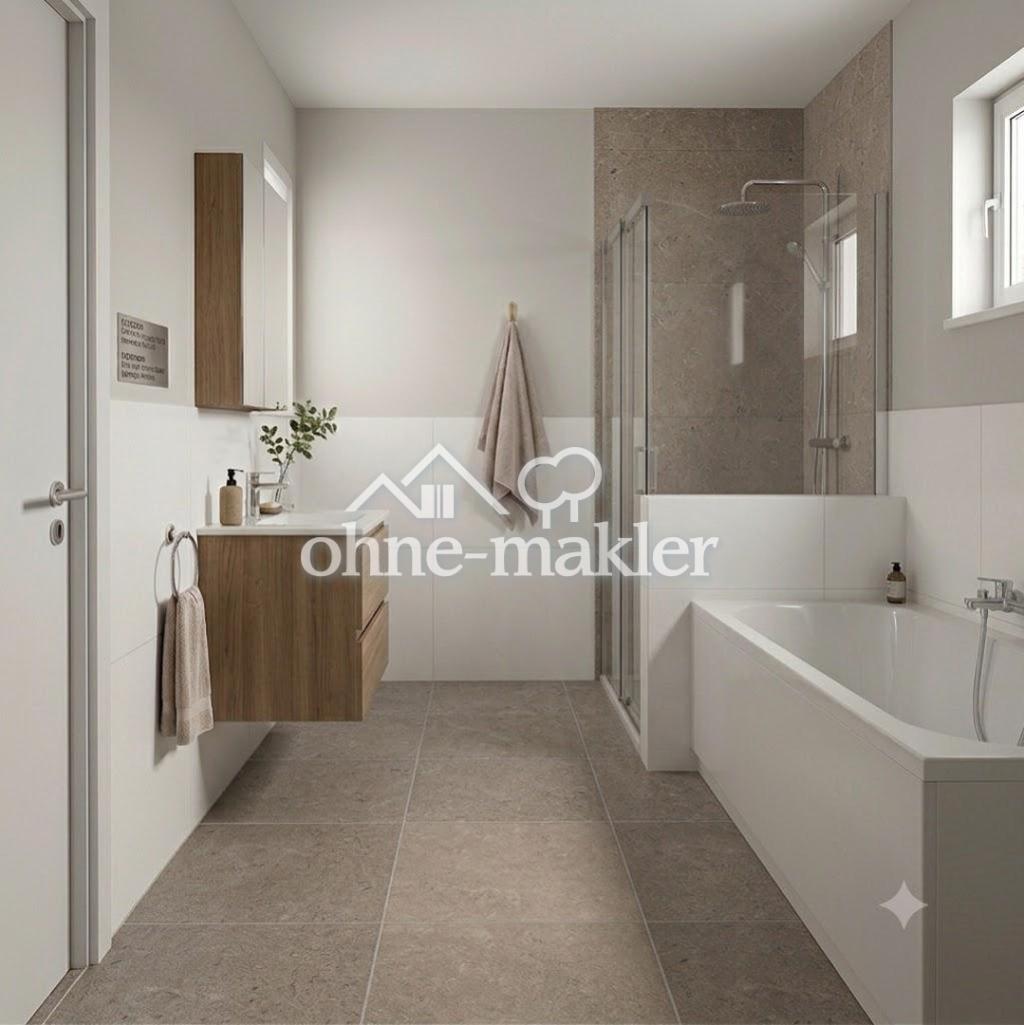 Maisonette Wohnung 71m² + 65m² Souterrain eigene Haustüre Erstbezug 2199€ warm inkl. Küche, Carport - Foto 3