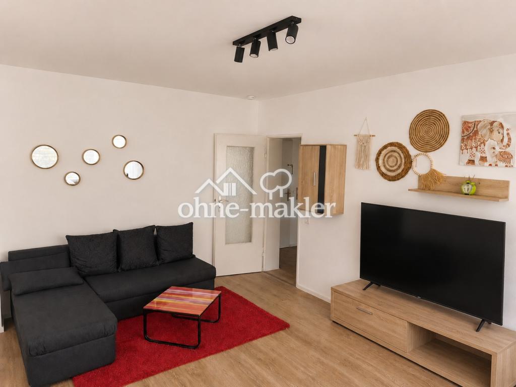 Möblierte 2 Zimmerwohnung mit Balkon in Neu Isenburg zentral - Foto 1