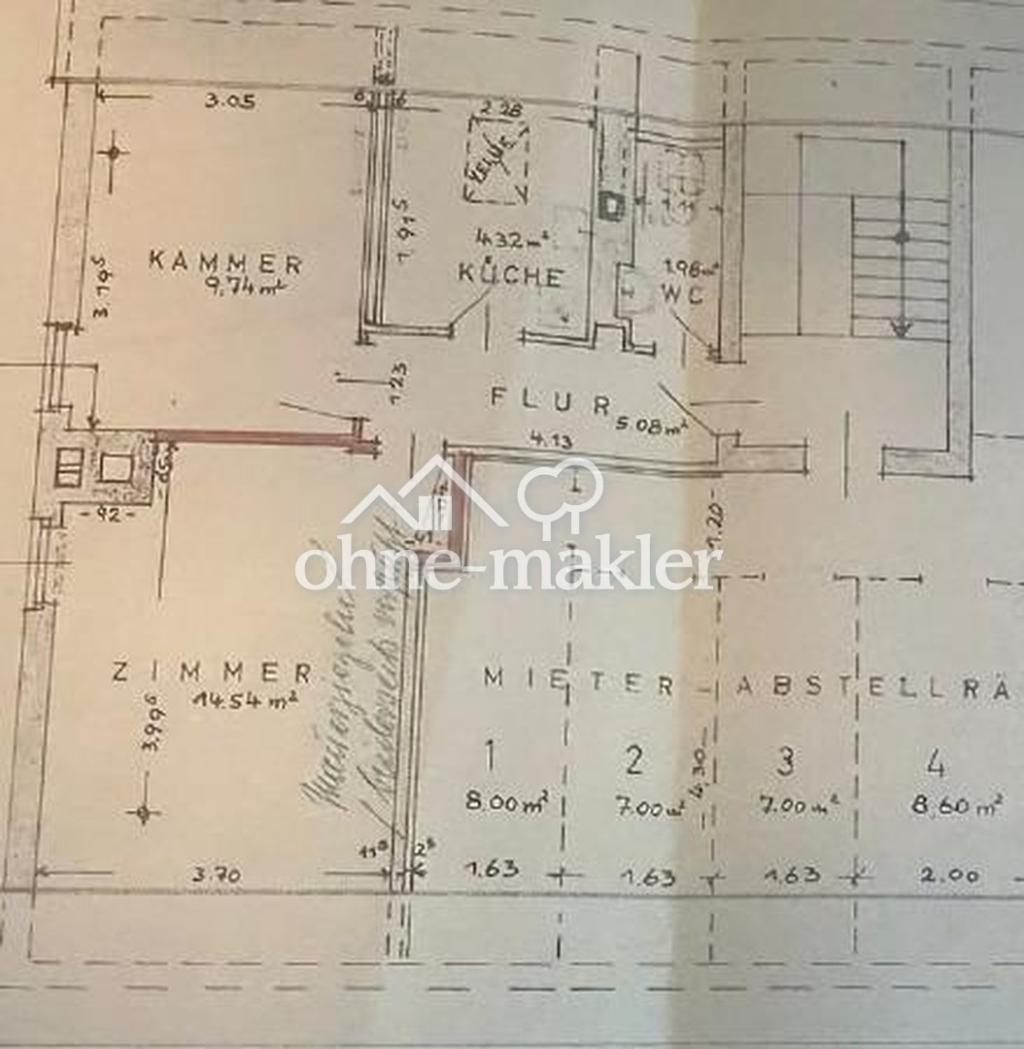 Kernsanierte 1,5-Zimmer-Dachgeschosswohnung mit EBK, Parkett und Kellerraum mitten in Frankfurt - Foto 3