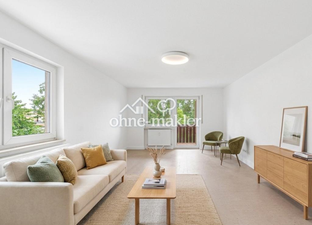 Helle und moderne 2. Zi. Wohnung mit Balkon + Stellplatz in zentraler Lage (2026 renoviert) - Photo 1
