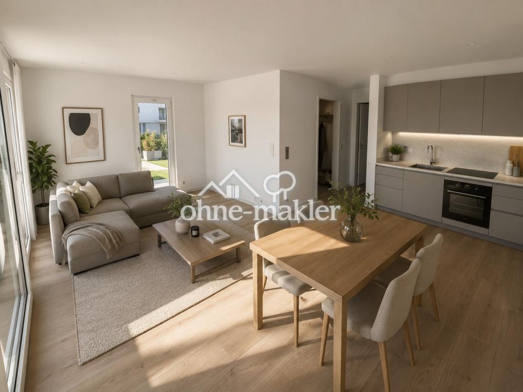 2-Zimmer-Neubau mit zwei Terrassen direkt an den Weinbergen | Erstbezug | KfW 40 QNG - Foto 1