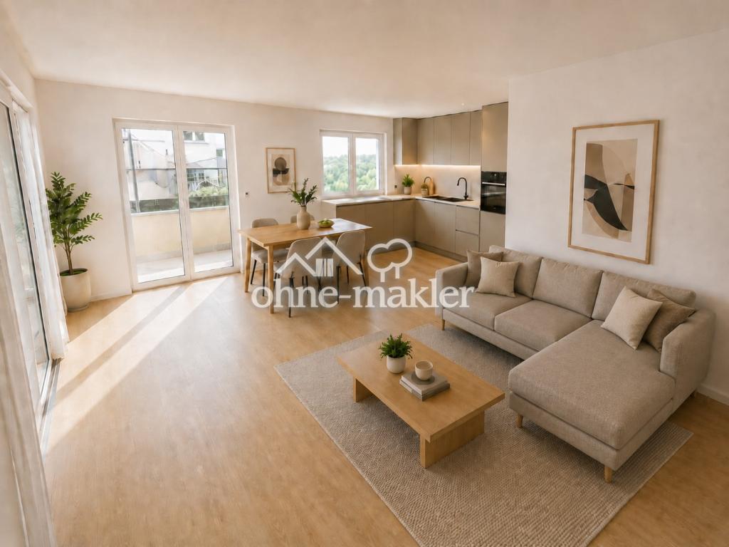 Moderne 2-Zimmer-Wohnung mit Balkon und großem Garten | KfW 40 QNG | Erstbezug - Photo 2